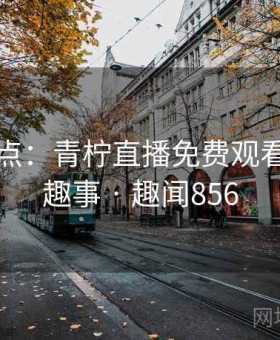 趣味盘点：青柠直播免费观看的奇闻趣事 · 趣闻856