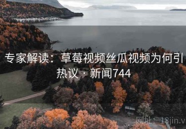 专家解读：草莓视频丝瓜视频为何引热议 · 新闻744