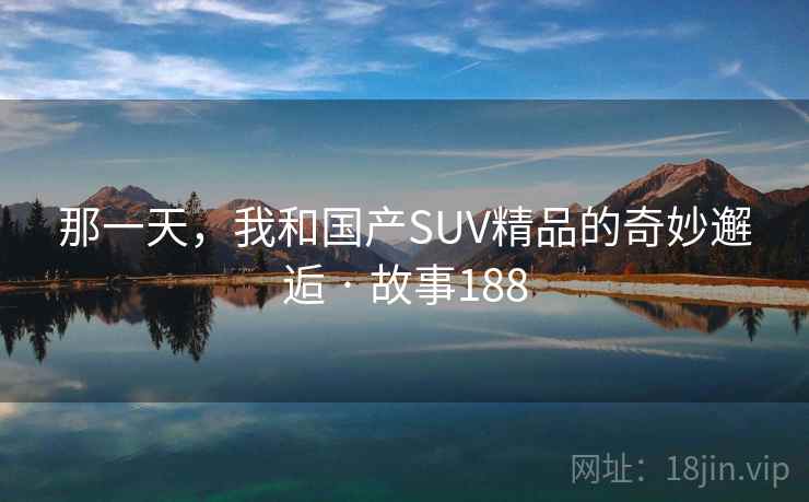 那一天,我和国产SUV精品的奇妙邂逅 · 故事188 那一天,我和国产SUV精品的奇妙邂逅 · 故事188